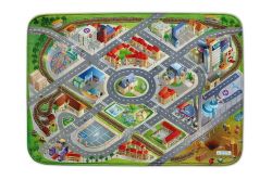 TAPIS DE JEU ULTRA DOUX -  VILLE 100 X 150CM